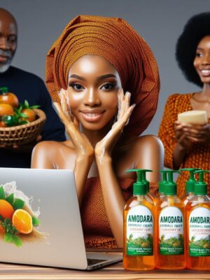 Amodara African Black Soap Paste